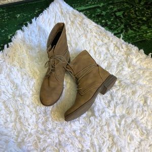 Wanted Faux Nubuck Wrap Tie Boots